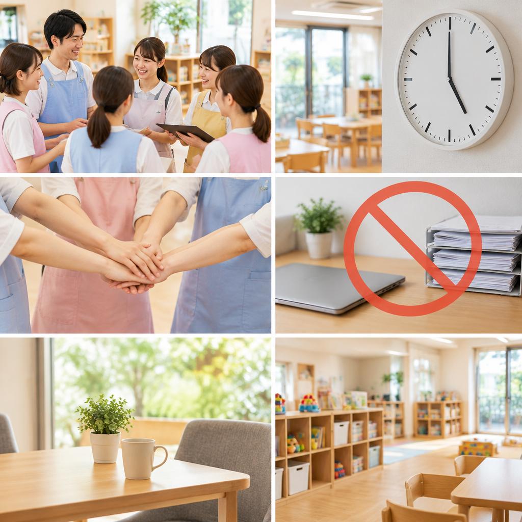 サービス残業・持ち帰り仕事なし。クリーンな労働環境を徹底