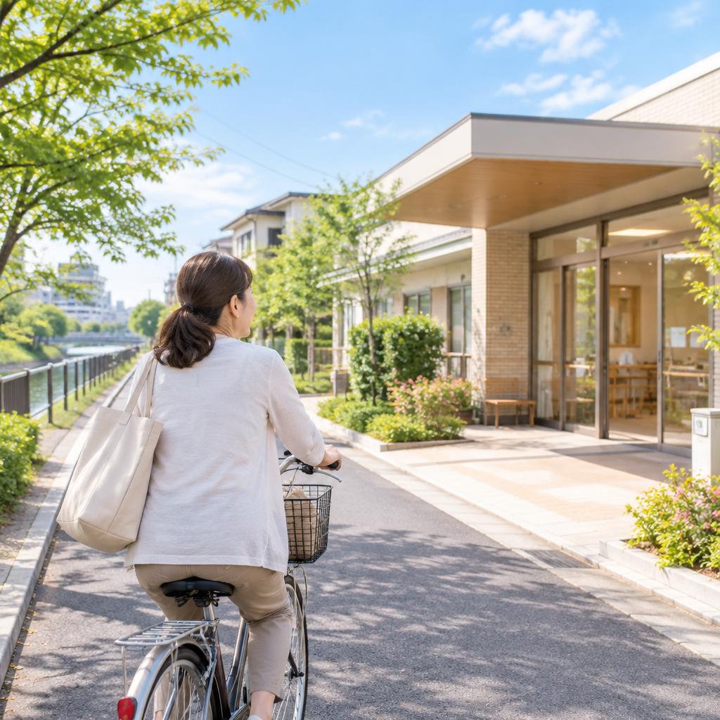 草加市在住の主婦が活躍中！自転車で通える近場のデイサービスで、あなたらしい働き方を。