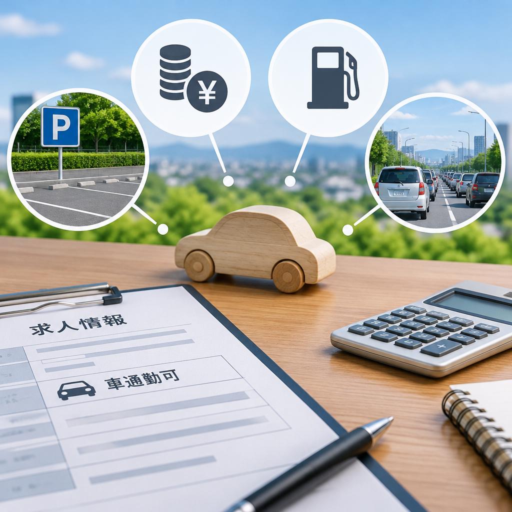 「車通勤OK」の条件を見極める、求人チェックのコツ