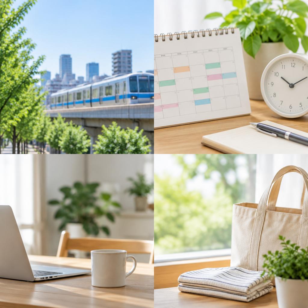 通勤だけじゃない！無理なく続けられる勤務条件を確認